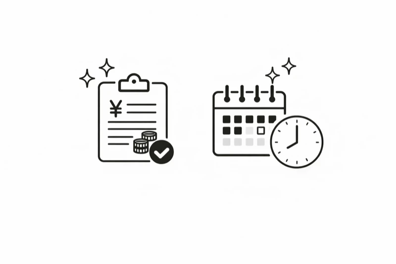 お問い合わせから作業完了までシンプルで安心の流れ